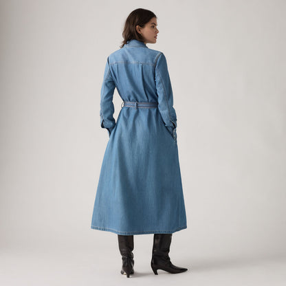 Levi's® Women's Quincey Long-Sleeve Maxi Dress