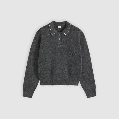 Levi's® Women's Rhinestone Collared Sweater