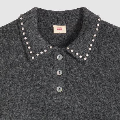Levi's® Women's Rhinestone Collared Sweater
