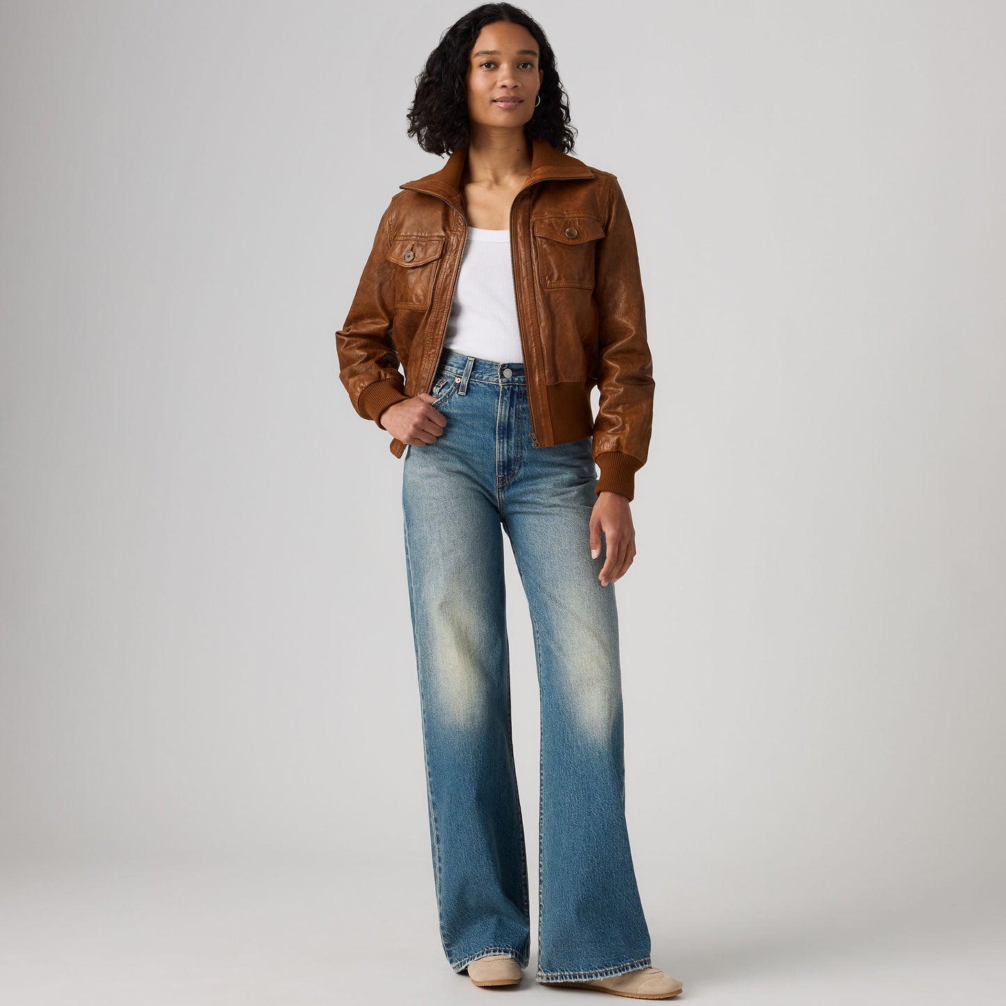 Levi's® Women's Ribcage Wide-Leg Jeans