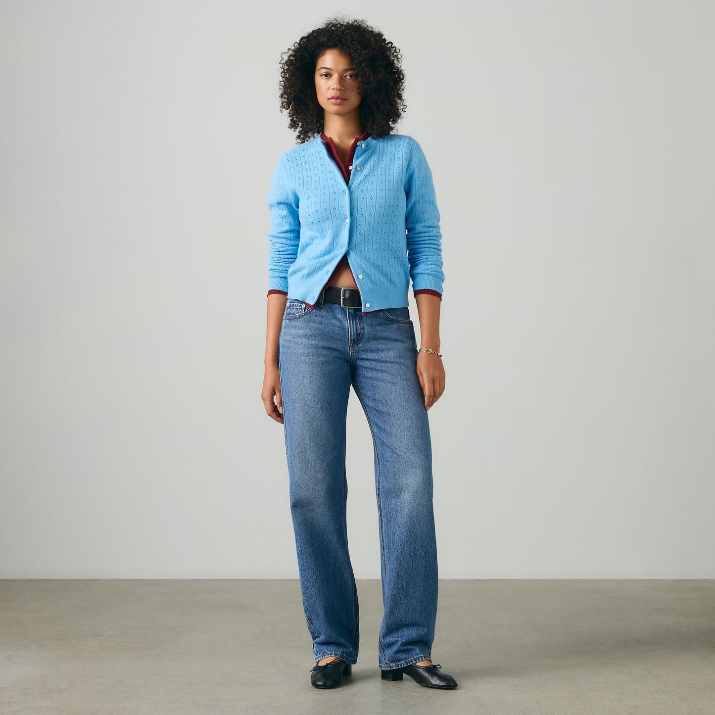 Levi's® Women's Supersoft Pointelle Crewneck Cardigan