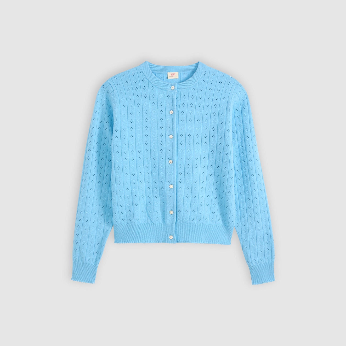 Levi's® Women's Supersoft Pointelle Crewneck Cardigan