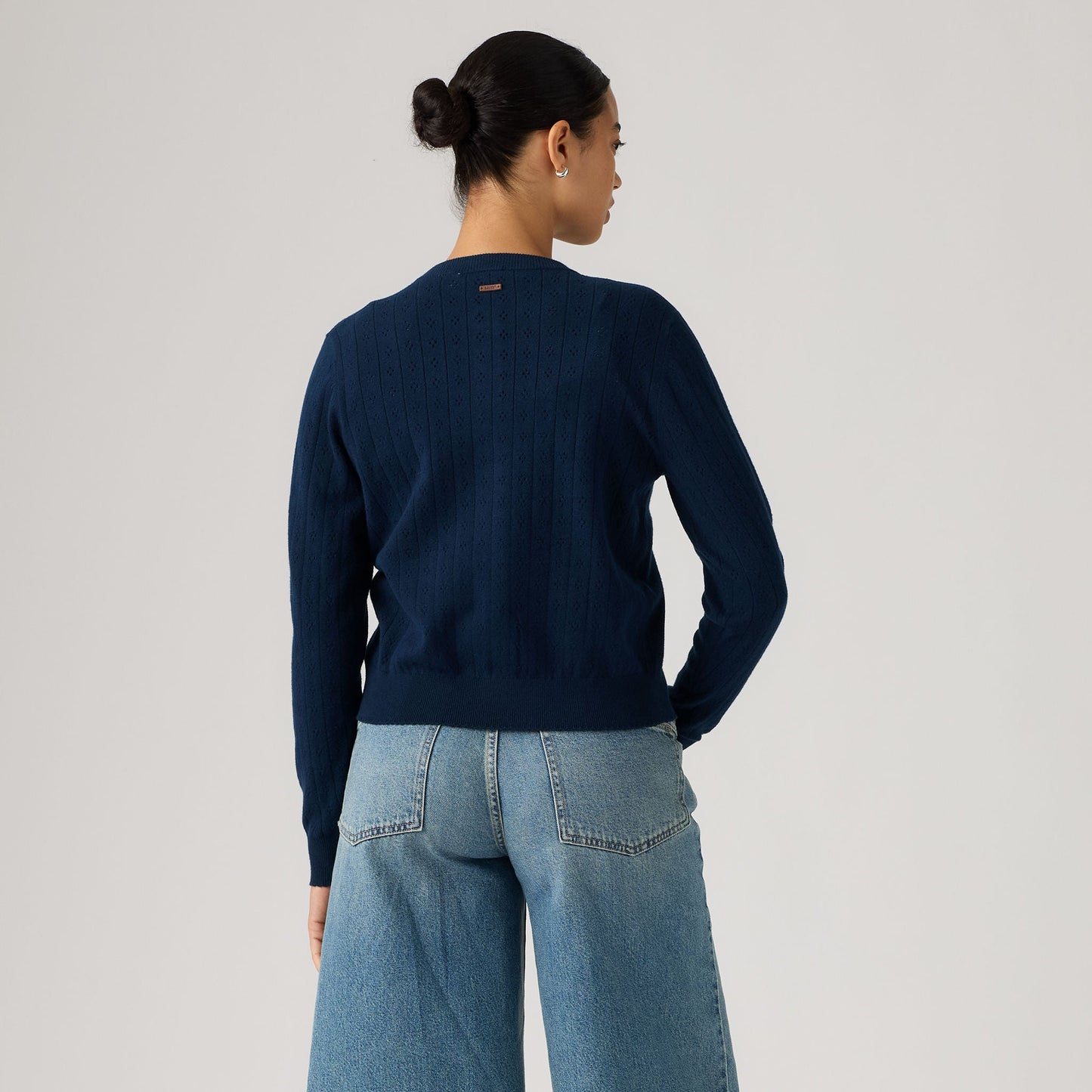 Levi's® Women's Supersoft Pointelle Crewneck Cardigan