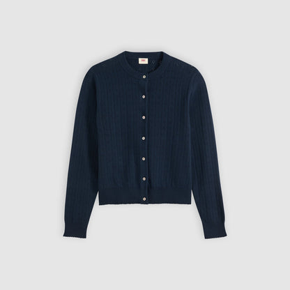 Levi's® Women's Supersoft Pointelle Crewneck Cardigan