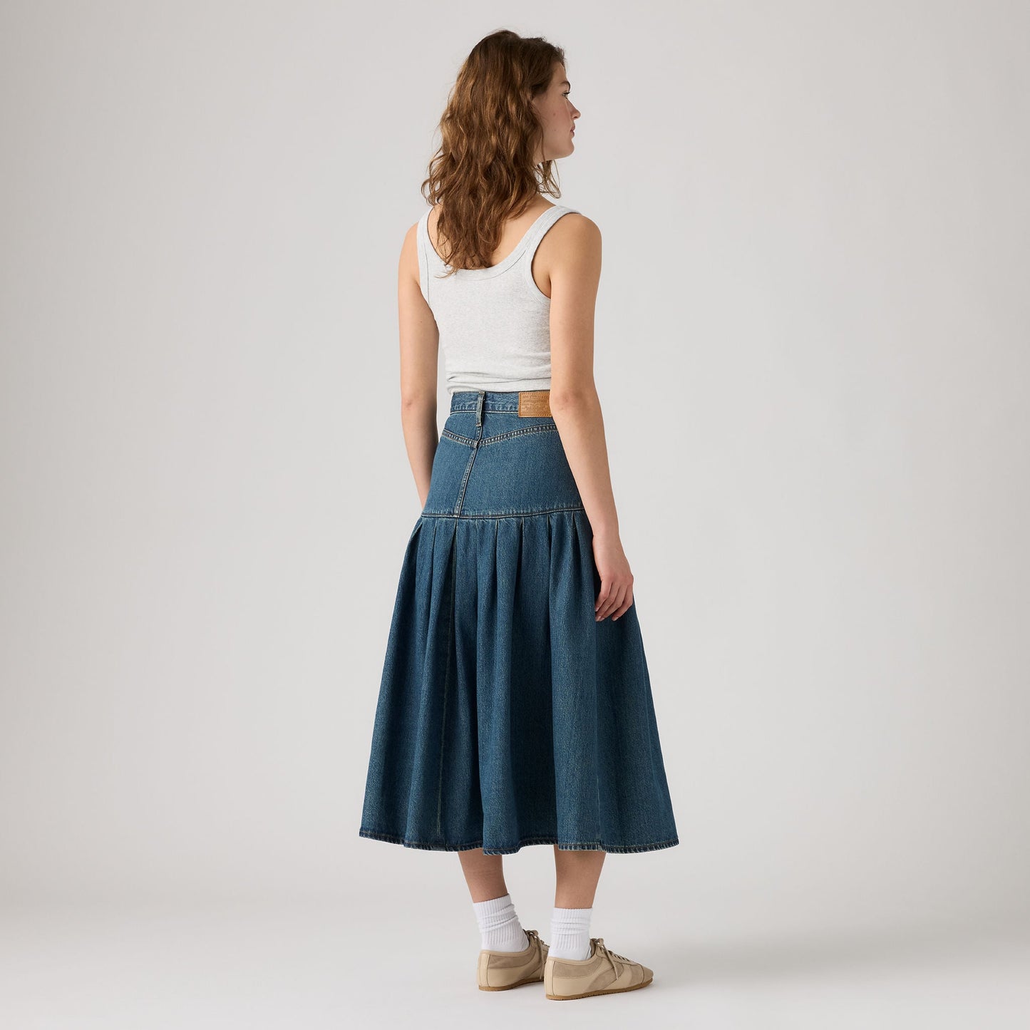 Levi's® Women's Yoked Pleated Skirt