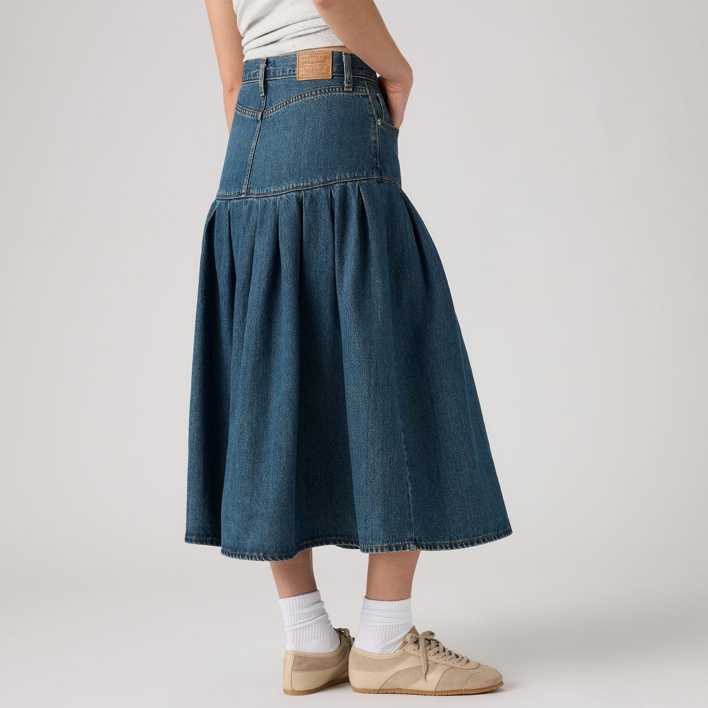Levi's® Women's Yoked Pleated Skirt