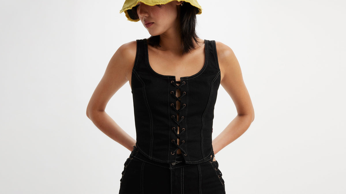 Levi's® x Barbie Ferreira Lace-Up Corset