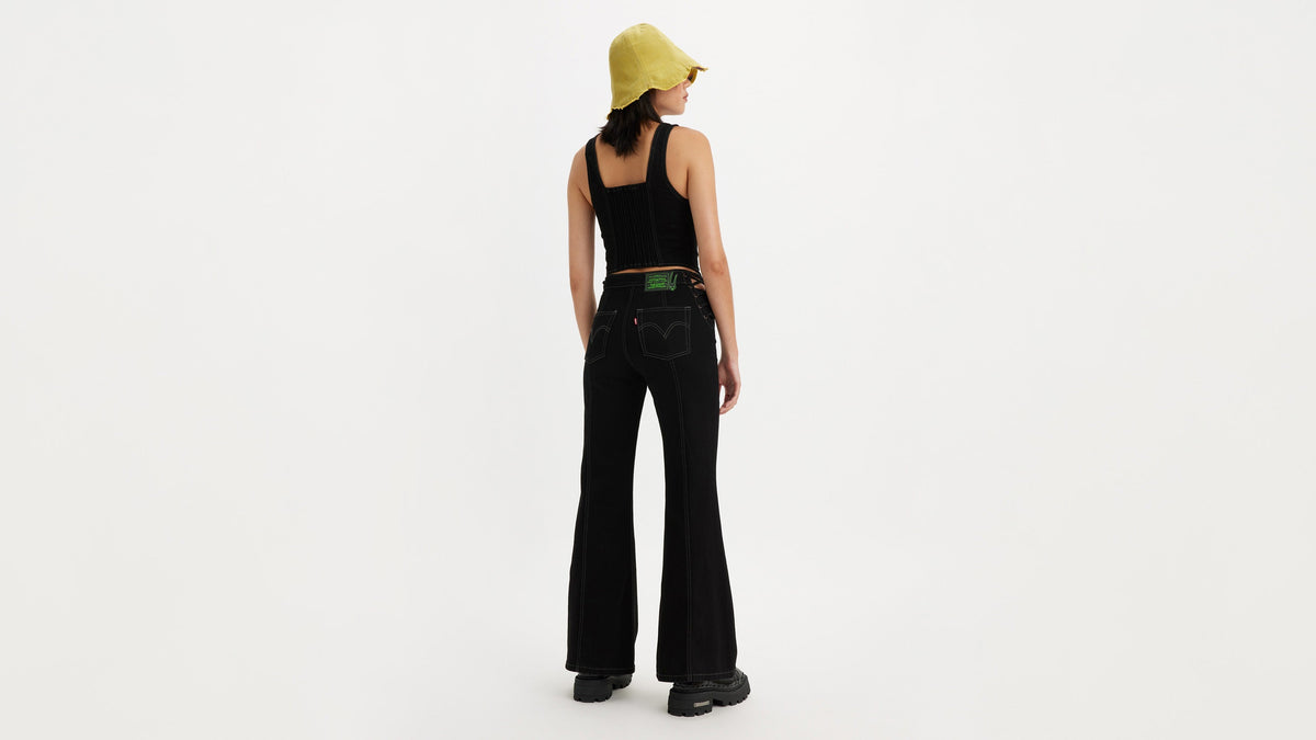 Levi's® x Barbie Ferreira Lace-Up Flare Jeans