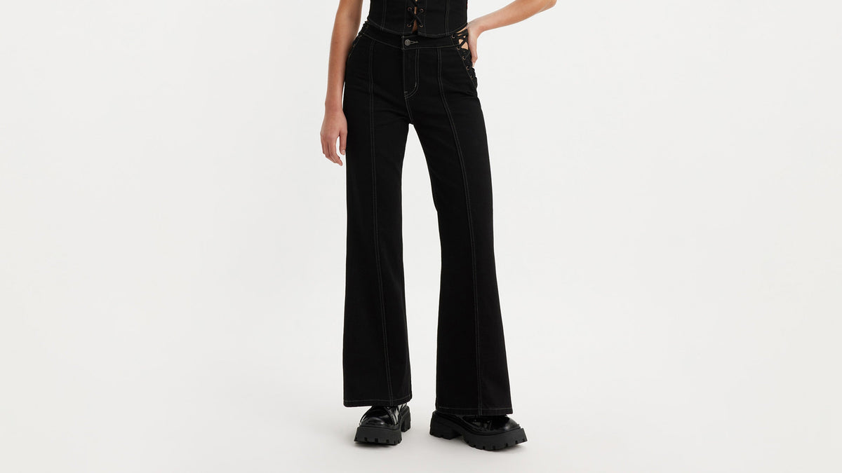 Levi's® x Barbie Ferreira Lace-Up Flare Jeans