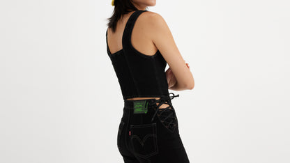Levi's® x Barbie Ferreira Lace-Up Flare Jeans