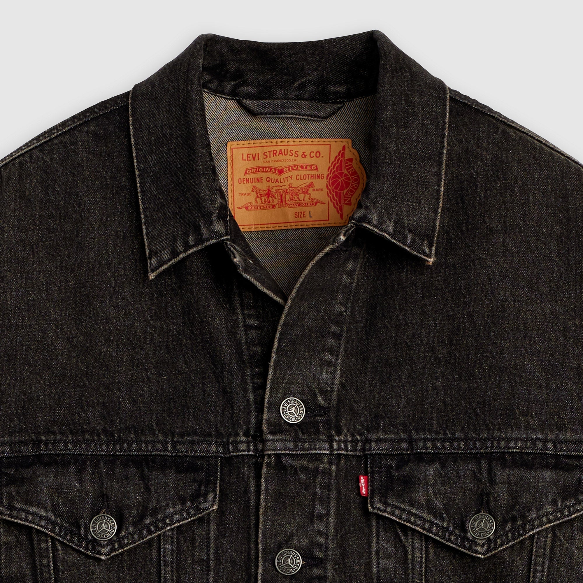 国内正規品Levi's® x Jordan Type III Jacket Levi's® x Jordan Type III Trucker Jacket - Black | Levi's TH
