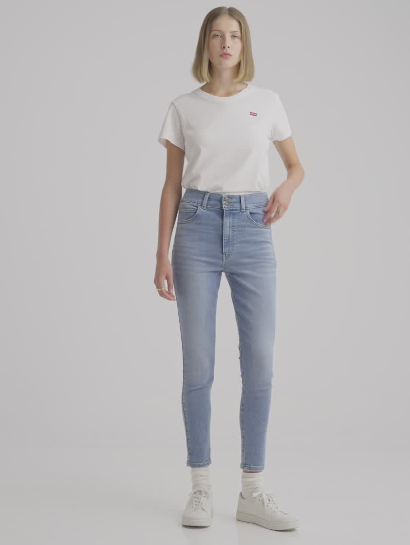 Grey levis cheap t shirt women's