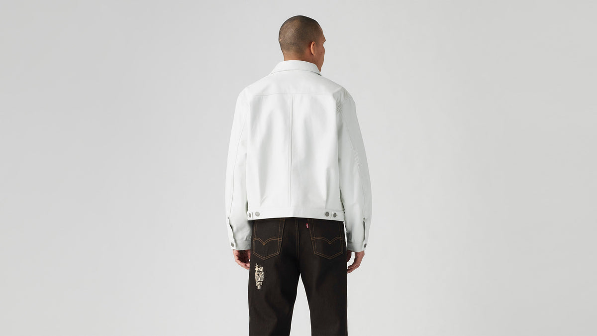 Stüssy & Levi’s® Leather Trucker Jacket