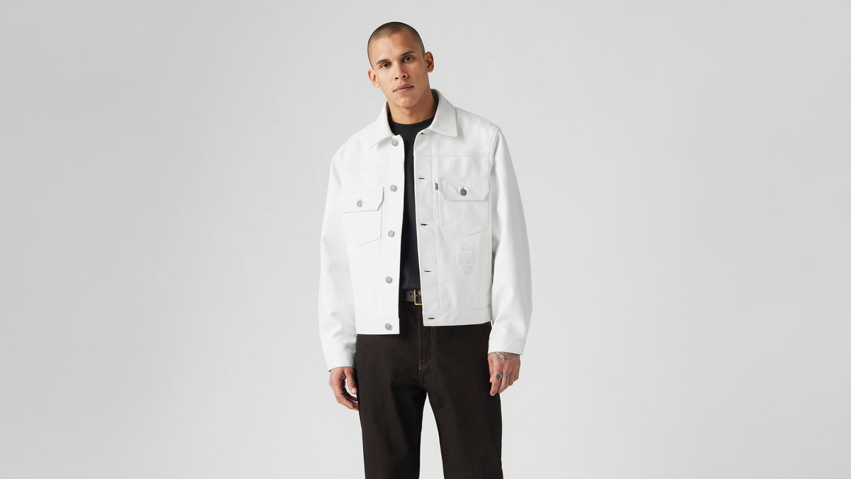 Stüssy & Levi’s® Leather Trucker Jacket